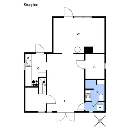 Bl1384-blokhus-kragebak-7 Holiday home Blokhus